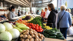 ЦБ объяснил снижение цен на продукты в регионах новым урожаем